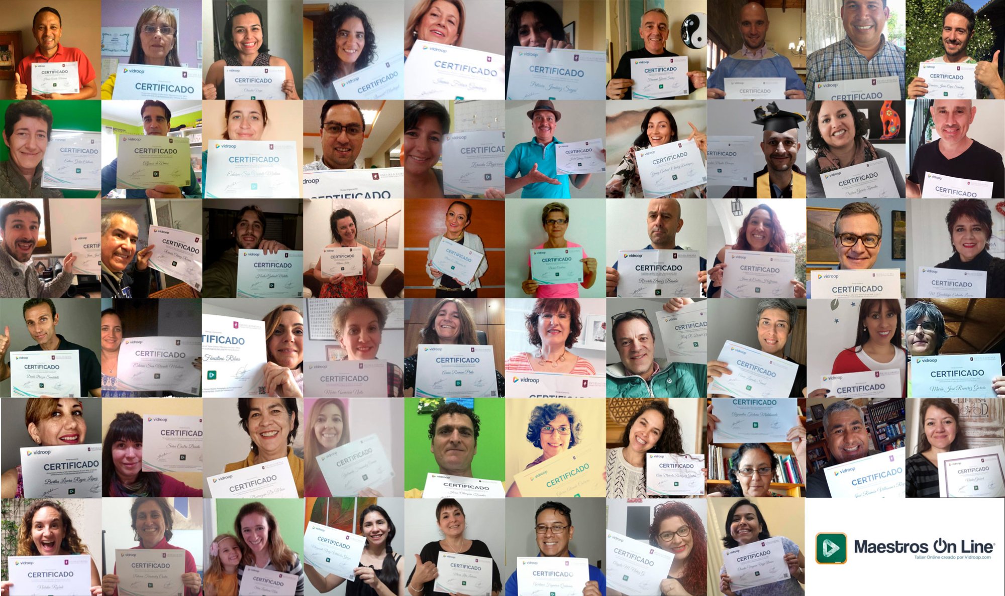 Alumnos certificados de Maestros OnLine (MOL)